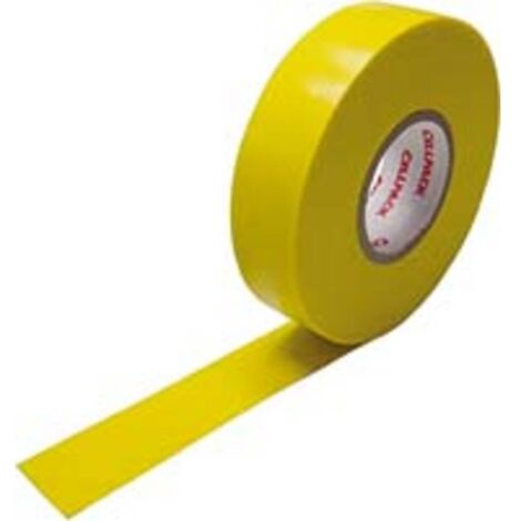 CELLPACK 145811 128 0.15  19  10, NASTRO ISOLANTE ELETTRICO IN PVC, GIALLO