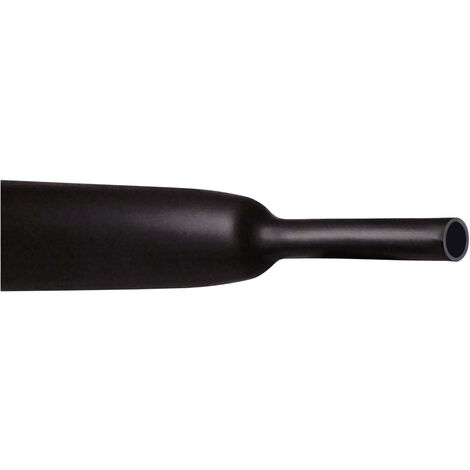 CellPack 240160 Schrumpfschlauch mit Kleber Schwarz 4 mm 1 mm Schrumpfrate:4:1 1 St.