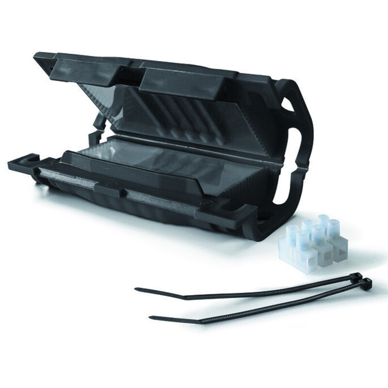 Giunto passante in gel con connettore a vite (nero) EASY 2V