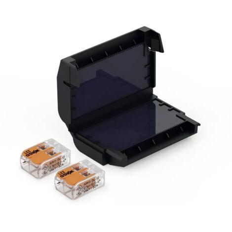 BANYO CellPack 407860 EASY-PROTECT/222 Boîte de gel pour bornes de raccordement flexible: 0.2-4 mm² rigide: 0.2-4 mm² 1 pc(s) noir Q814073
