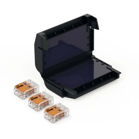 CellPack 407862 EASY-PROTECT/332 Scatola gel collegamento morsetti flessibile: 0.2-4 mm² rigido: 0.2-4 mm² 1 pz. Nero