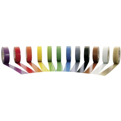 CellPack No.328/0.18-19-20/MC 416781 Ruban isolant No. 328 multicolore (L x l) 20 m x 19 mm 1 set