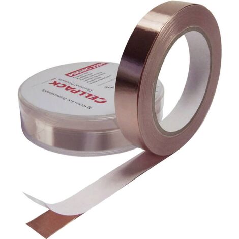 Cellpack Premio 2281 Nastro Adesivo in Rame 9 mm x 33 m