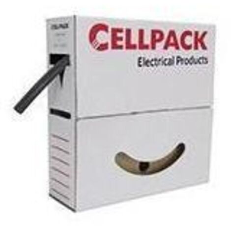 Cellpack Schrumpfschlauch in Abrollbox 15m SB 1.6-08 sw