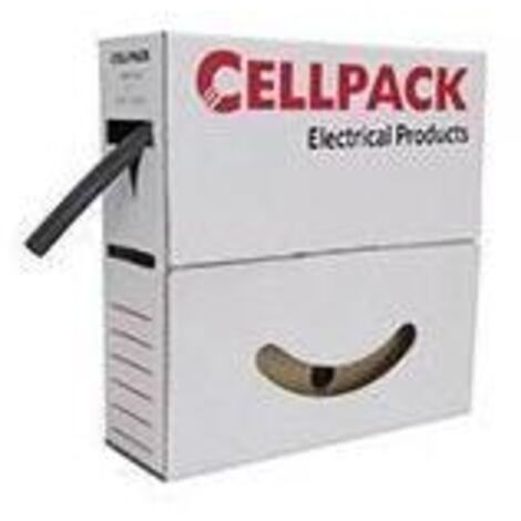 Cellpack Schrumpfschlauch in Abrollbox 4m SB 25.4-12.7 sw