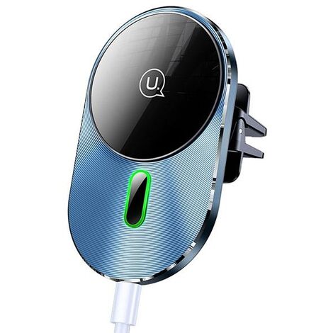 cellulari USAMS USAMS SUPPORTO AUTO CON RICARICA WIRELESS 15W - NERO