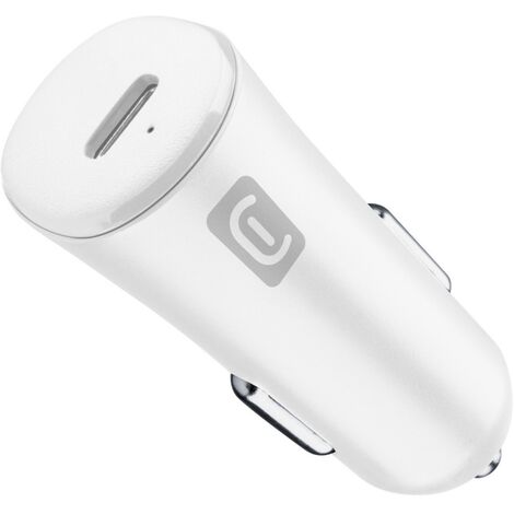Cellularline KFZ-Lader 20W USB-C weiß Type-C für Apple