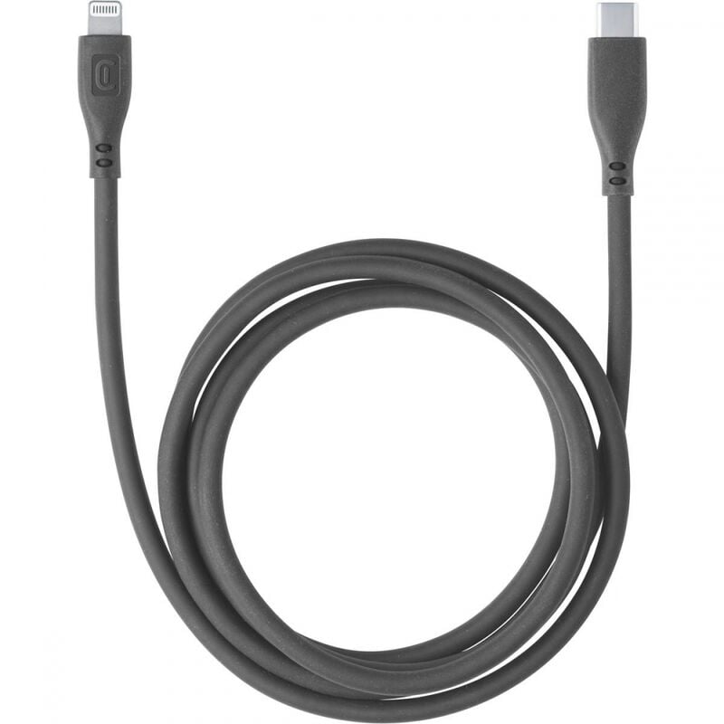 Lade- und Datenkabel Soft 120cm usb Type-C auf Apple lightning bla USBDATASOFTC2LMFIK - Cellularline