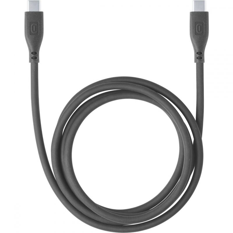 Lade- und Datenkabel Soft 120cm usb Type-C auf Type-C black USBDATASOFTC2CK - Cellularline