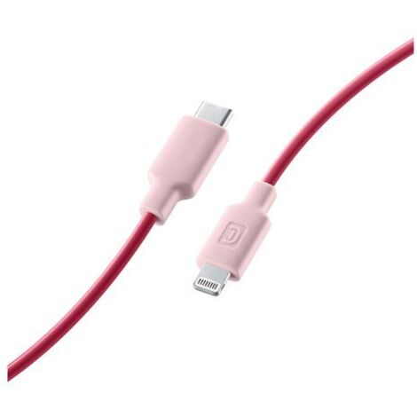 Cellularline Stylecolor Cable 100cm - USB-C to Lightning