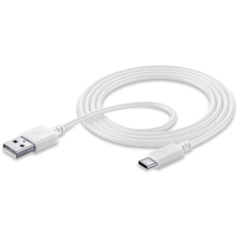 CELLULARLINE USB-C Kabel 1,2M weiß Lade- und Datenkabel Type-A auf USB Type