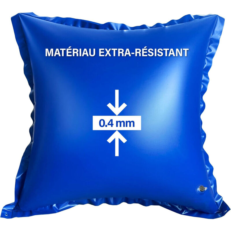 Bio-pool - xxl 120 x 120 cm Coussin d'air de piscine. Accessoire parfait pour la couverture de la piscine en hiver et par mauvais temps.