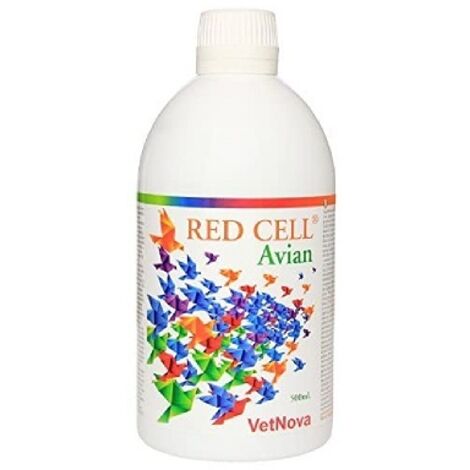 Cellule rouge Vetnova Avian 500 ml - orale avec prise de dosage