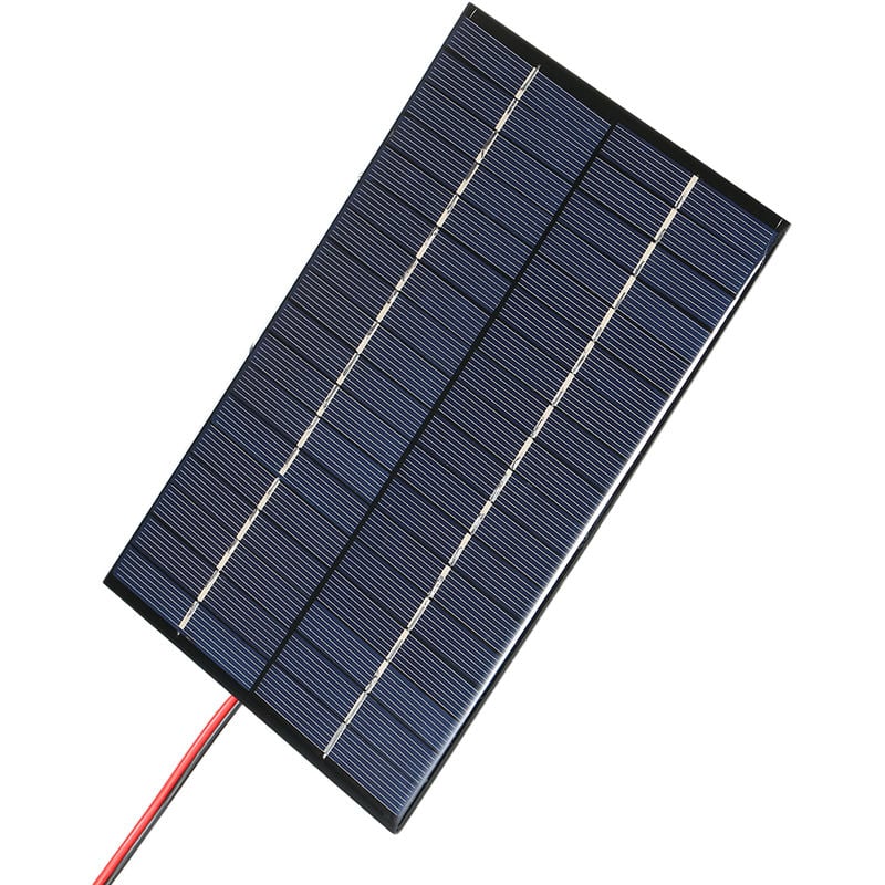 Panneau Solaire 18V 4.2W Chargeur Batterie Cable Adaptateur Pince Crocodile