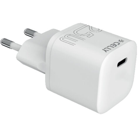 Celly Charger de Wall Wh 25W Wh WhWhiteWhite