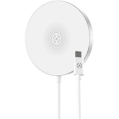 Celly MAGCHARGE cargador de dispositivo móvil Plata, Blanco Interior