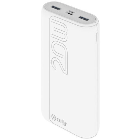 Celly PBPD20000EVOWH batería externa 20000 mAh Blanco