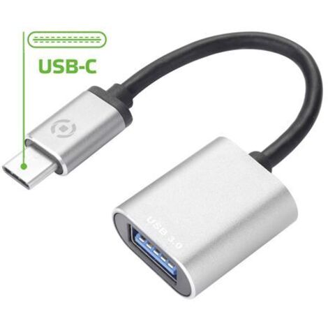Celly PROUSBCUSBDS Kabel USBUSB USB 3.2 Gen 1 (3.1 Gen 1) USB C USBUSB A Silber