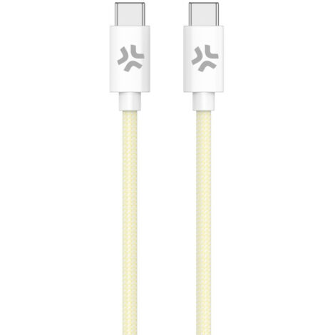 Celly USBCUSBCCOTTYL cavo USBUSB 1,5 m USB C Bianco, Giallo