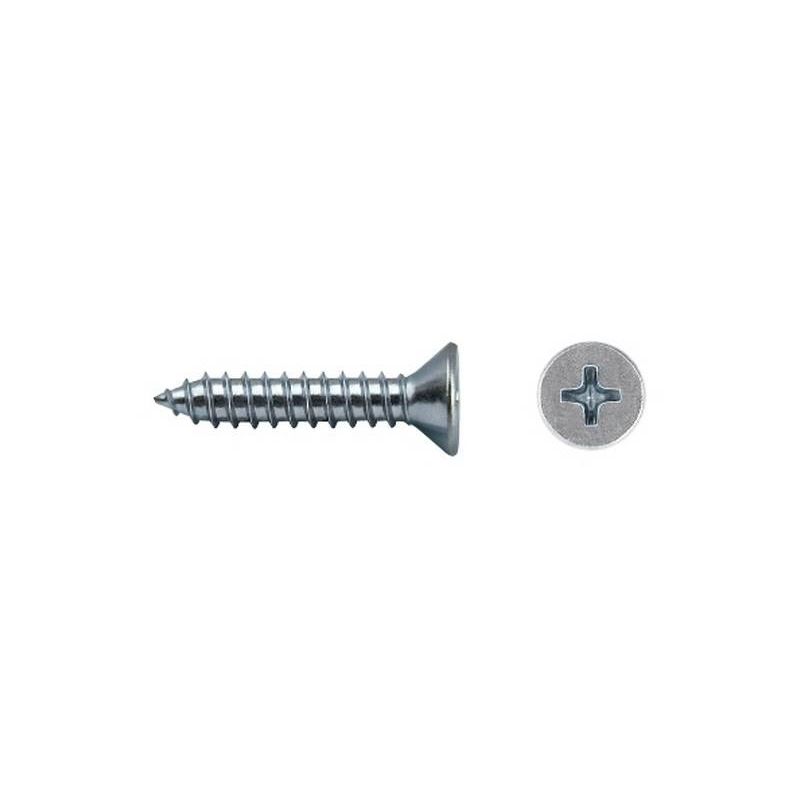 

33137982 Tornillo rosca chapa cabeza avellanada impronta PHILIPS DIN 7982 3,3x13 mm cincado (Envase 5000 ud) - Celo