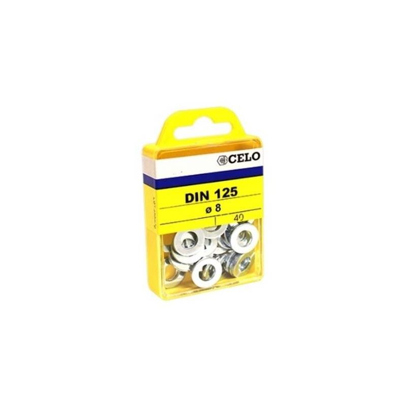 

CELO 74125 Blister arandela lisa DIN 125A M4 mm cincado (Envase 210 ud)