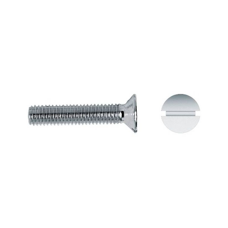 

9335963 Tornillo DIN 963 rosca métrica cabeza avellanada impronta ranura M3x35 mm Cincado (Envase 1000 ud) - Celo