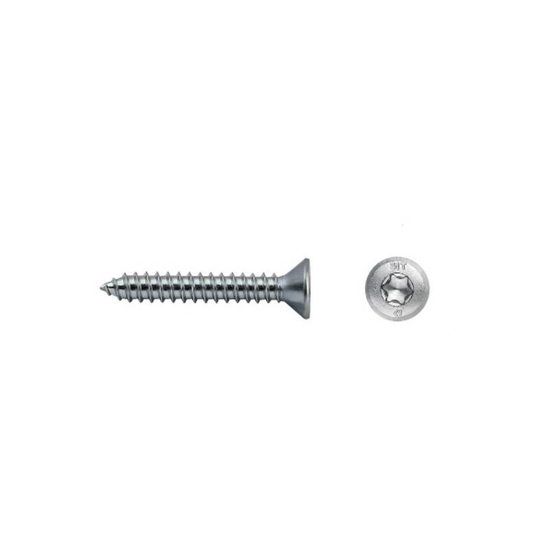 

942137061S Tornillo rosca chapa cabeza avellanada impronta SIT DIN 7061S 4,2x13 mm cincado (Envase 500 ud) - Celo