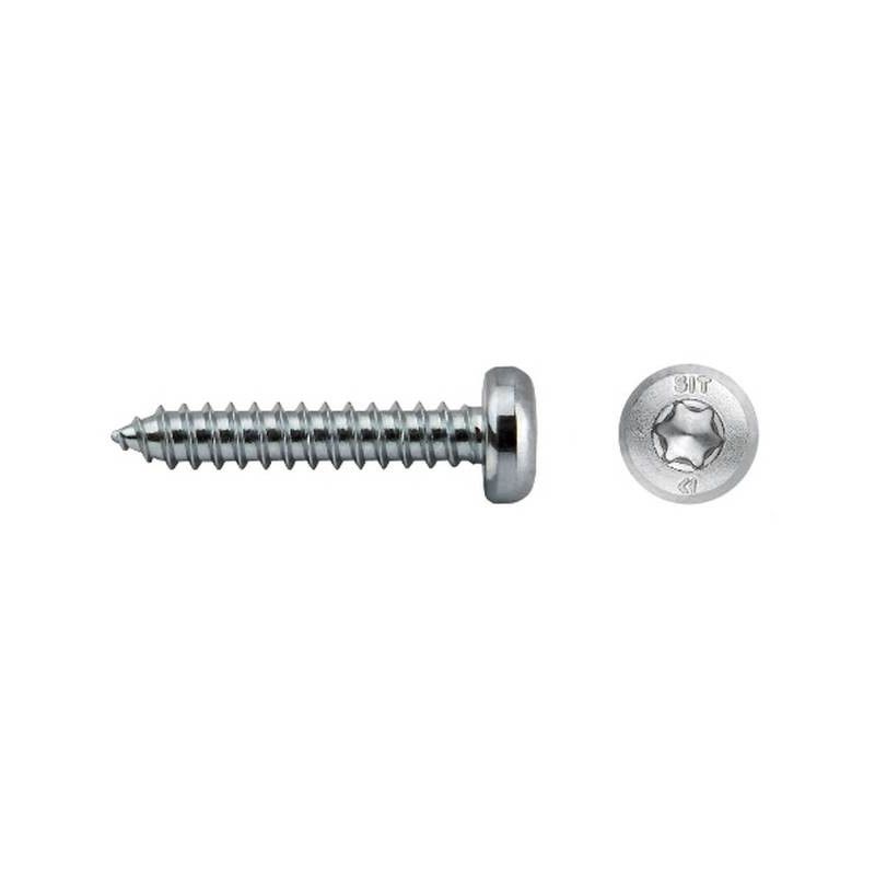 

948167049S Tornillo rosca chapa cabeza alomada impronta SIT DIN 7049S 4,8x16 mm zincado (Envase 250 ud) - Celo