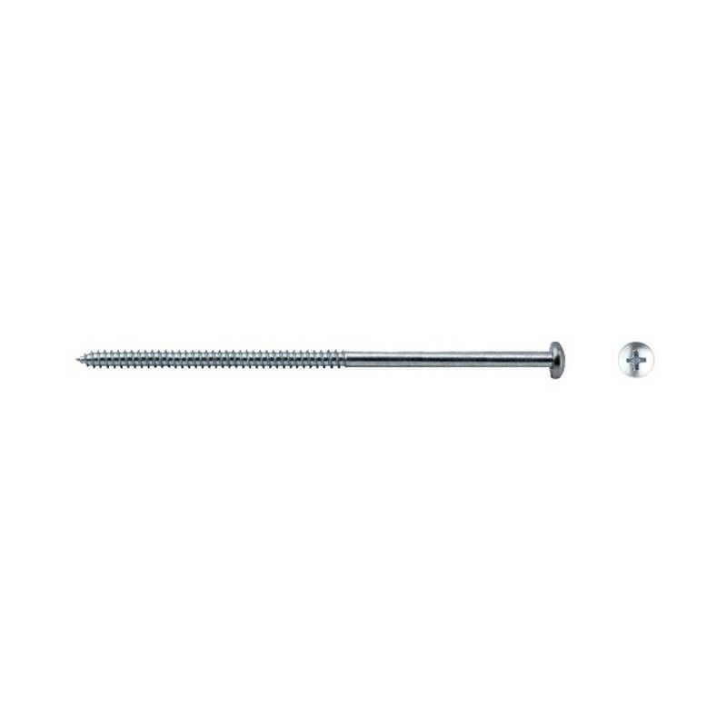 

9551007981 Tornillo rosca chapa cabeza alomada impronta PHILIPS DIN 7981 5,5x100 mm zincado (Envase 100 ud) - Celo