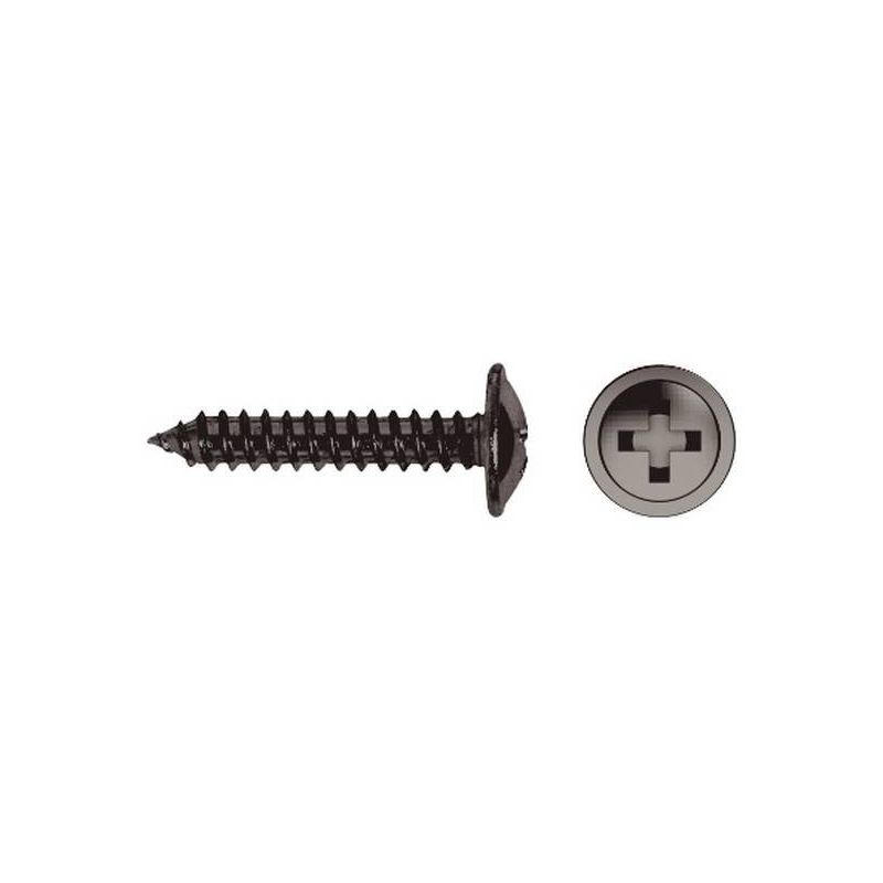 

9N3913CH88H Tornillo rosca chapa cabeza ancha impronta PHILIPS CH88H 3,9x13 mm cincado negro (Envase 500 ud) - Celo