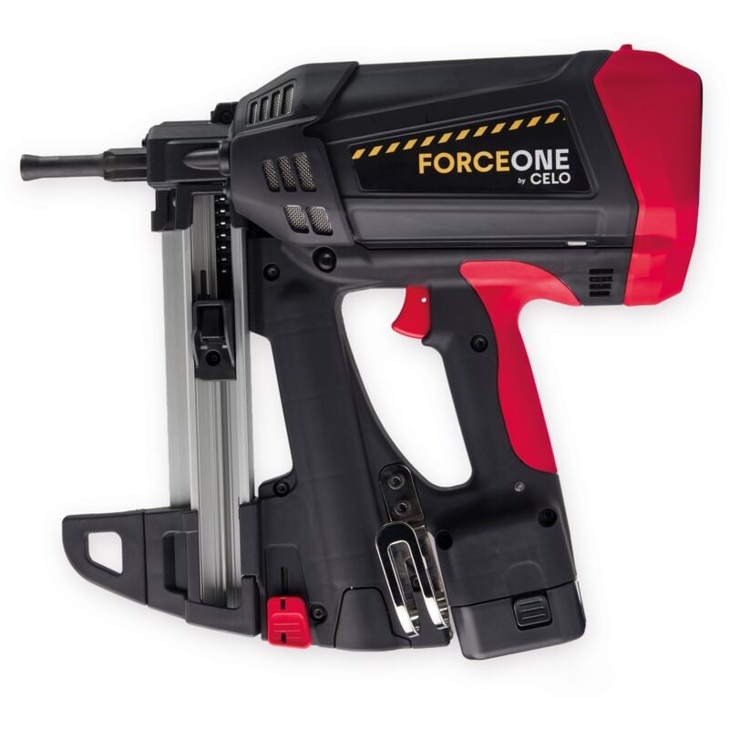Image of Celo - Gasnagler force one im Koffer mit Magazin für 20 Nägeln