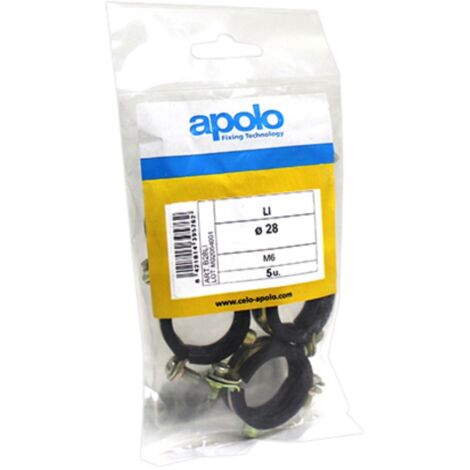 CELO bolsa 5 uds. abrazadera li m6 ø 18 b18li apolo , Bolsa 5 Uds. Abrazadera Li M6 Ø 18 B18Li de la marca Celo.