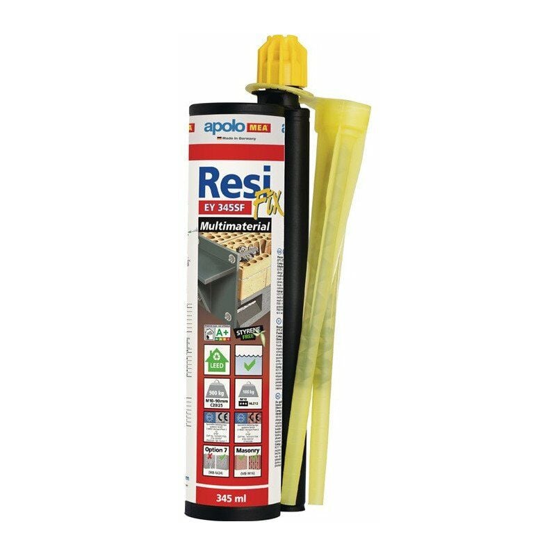 

Mortero compuesto ResiFIX EY SF EY 345 SF epoxi acrilato ETA 7 CELO (Por 12)