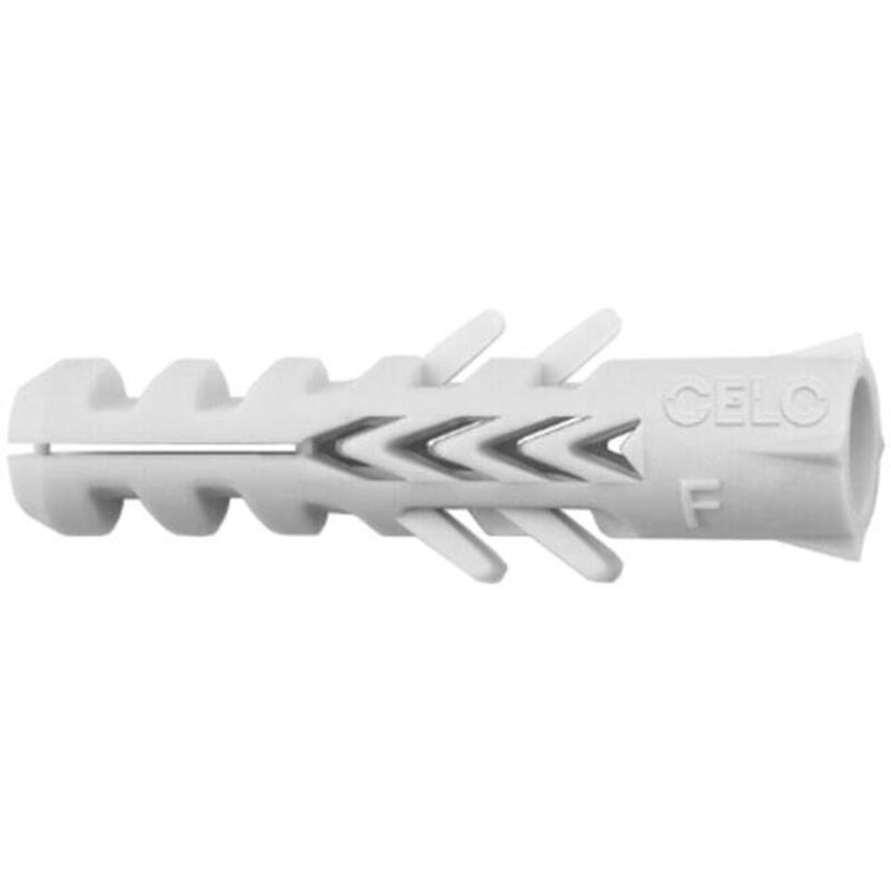 Celo - Normaldübel F 10x 50 - Nylon Grau