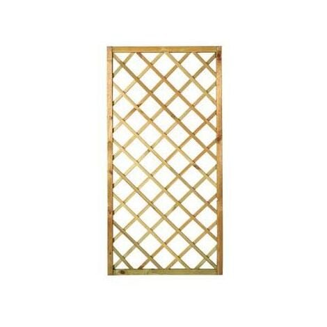 CERLAND Celosia de madera Forest Style Soprano con marco de 90x180cm