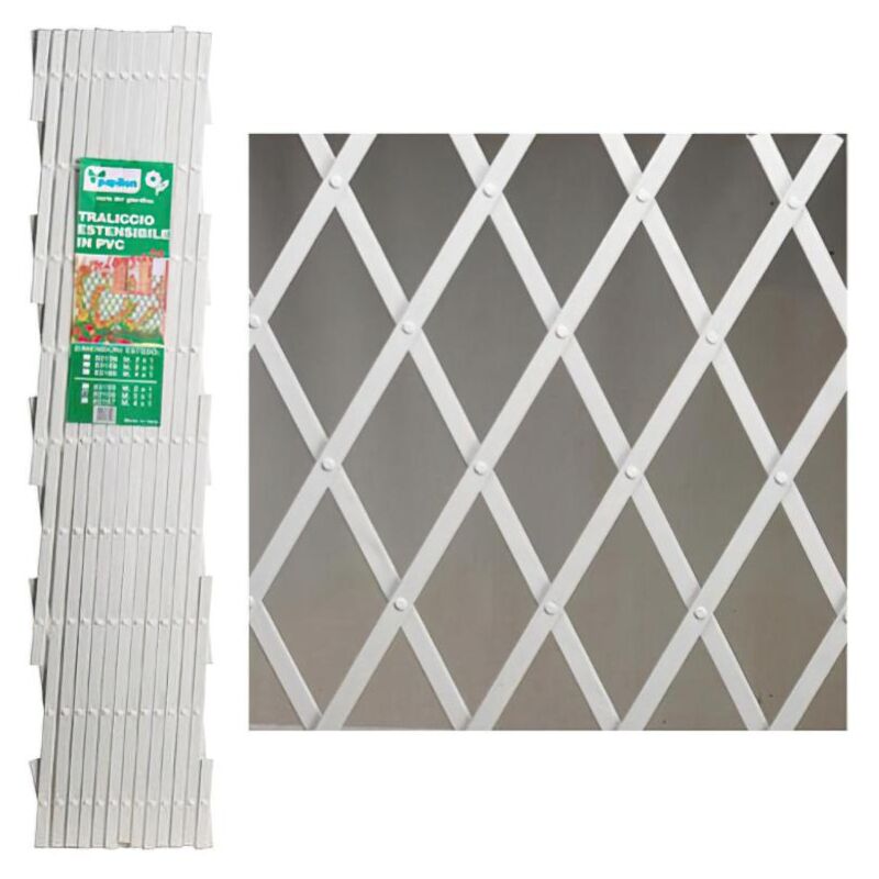 

Celosia Pvc Blanca Extensible 3x1 metros.