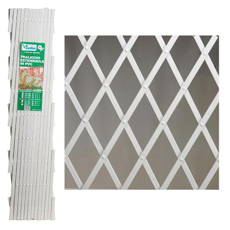 

Celosia Pvc Blanca Extensible 4x1 metros.