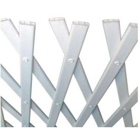 Celosia PVC Extensible 1x2 m blanco Trelliflex Nortene