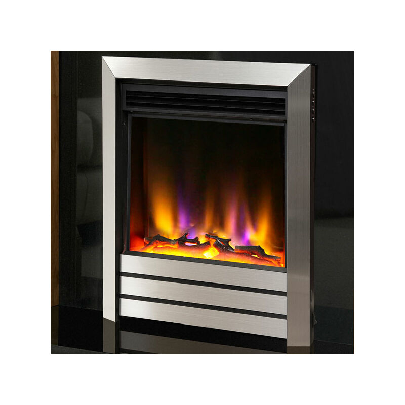 Electriflame VR Parrilla 1.5kw Inset Electric Fire - Silver - Celsi