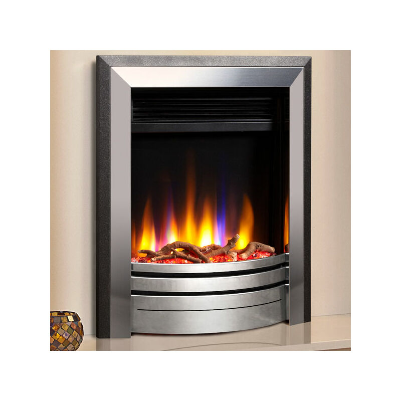 Ultiflame VR Frontier 1.5kw Electric Fire - Silver/Black - Celsi