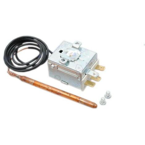 Termostato metálico rectangular y receptor para radiador de calefacción  central