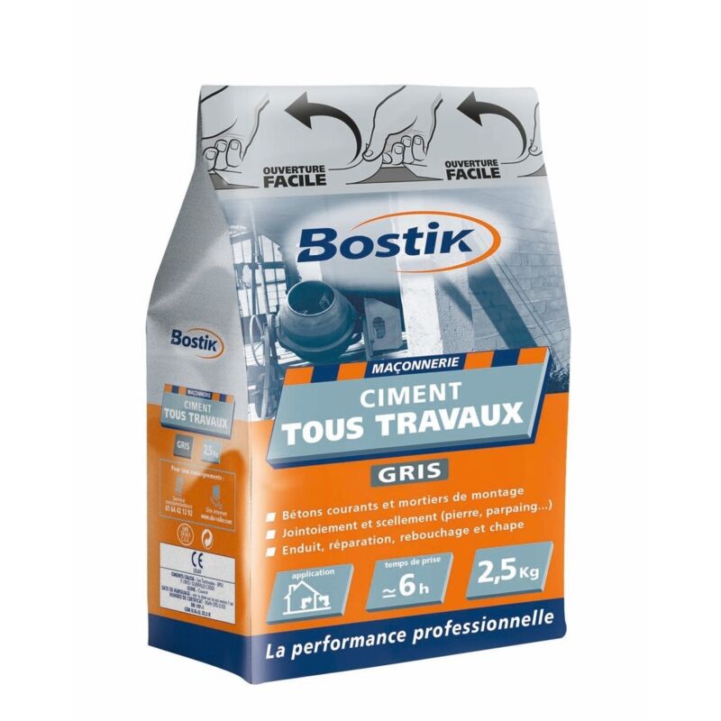 Bostik Cemento Tutti i Lavori 2,5 kg Grigio - Bostik