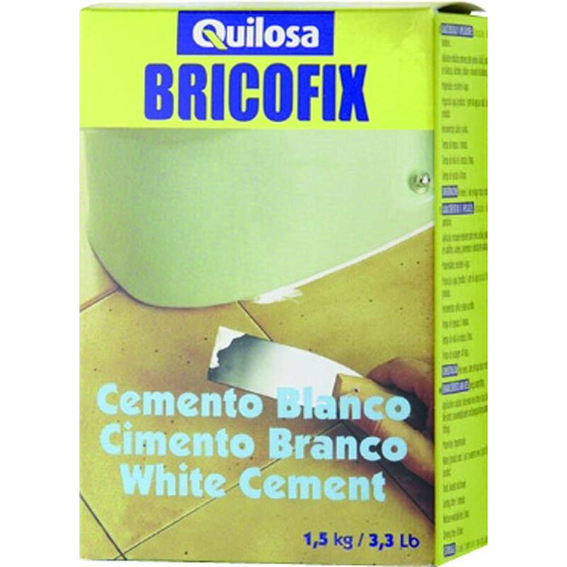 

Cemento blanco Bricofix 1,5kg.