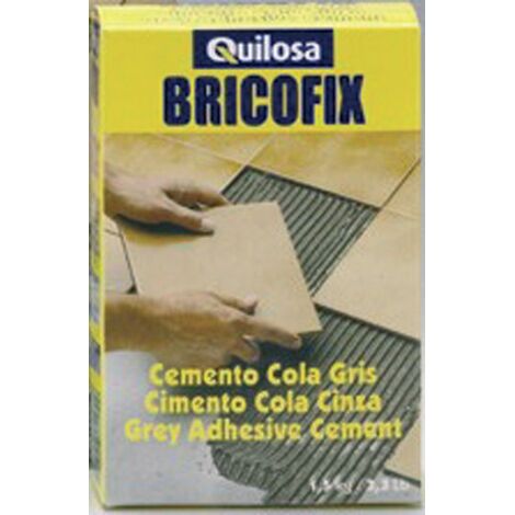 Cemento cola gris bricofix 1.5k caja