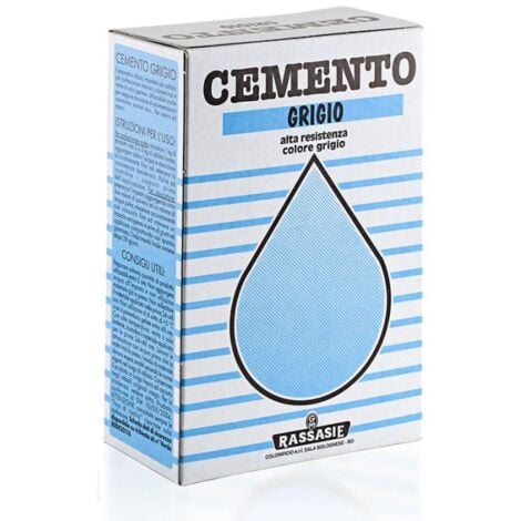 Cemento Grigio in polvere per riparazioni e resistente all'acqua -5 kg - busta