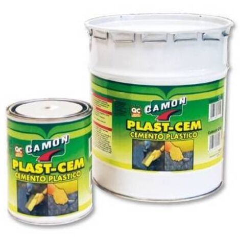 CEMENTO PLASTICO "PLAST-CEM"  PER RIPARAZIONI  NERO 5 Kg CAMON