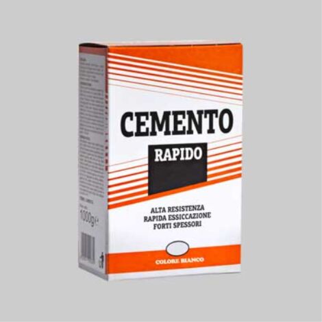 Cemento rapido bianco 5 kg (4 pezzi)