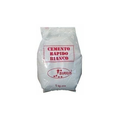 Cemento rapido bianco pavimentazione piastrelle bagno edilizia muratori kg 1