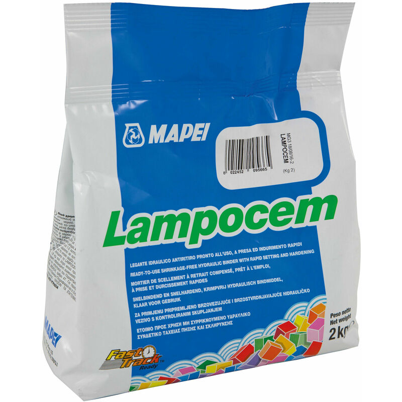 Image of Mapei - Cemento rapido grigio kg 2 lampocem legante idraulico a forte presa