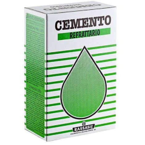 Cemento refrattario 1 kg indicato per la sigillatura di piccoli spessori e la rifinitura nei forni caminetti stufe canne fumarie
